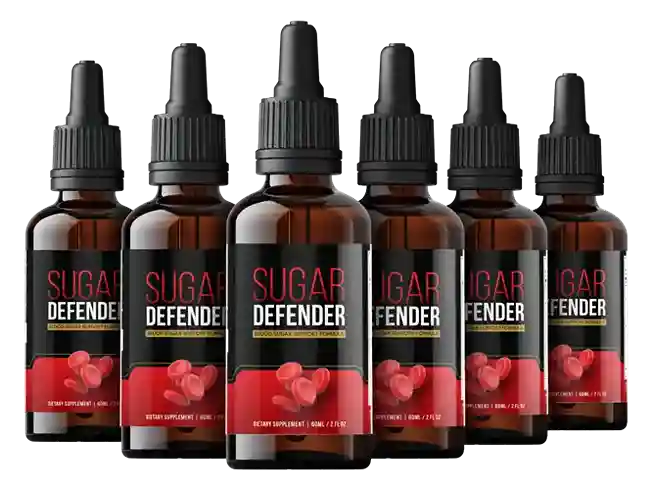 Sugar Defender 6-bottle pack — blood sugar liquid drops